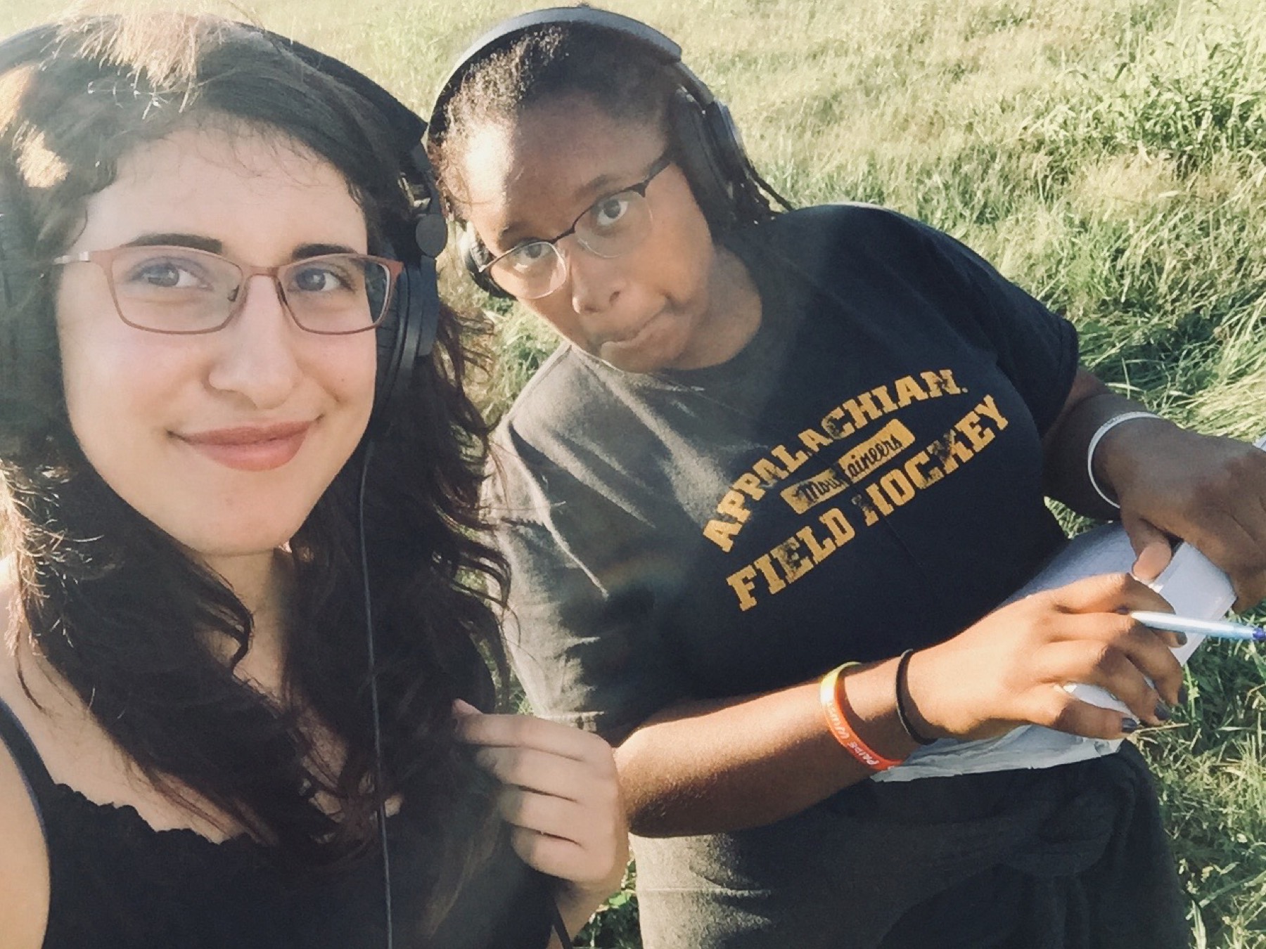 Sound team on a student film