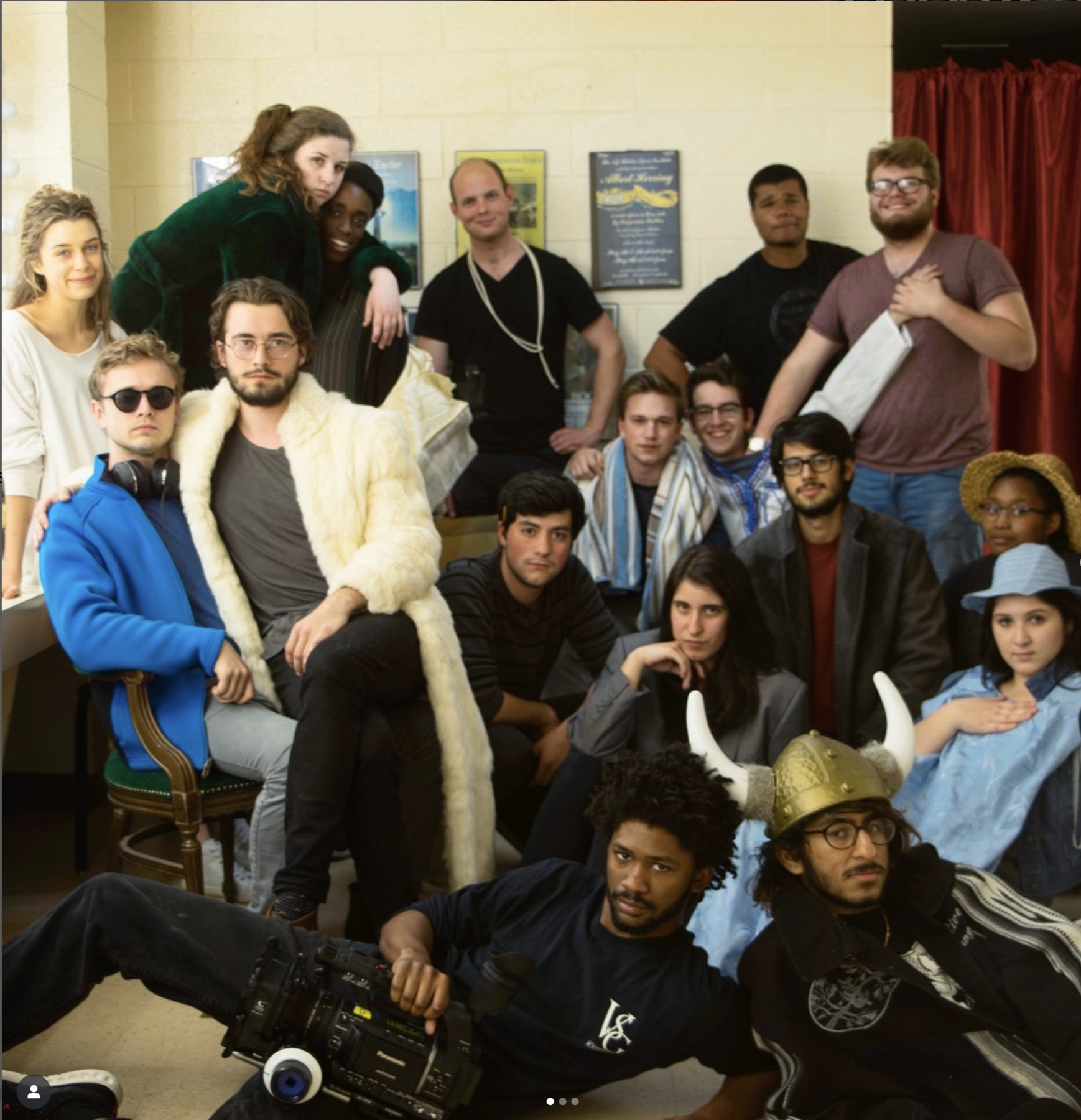 Crew of a student film